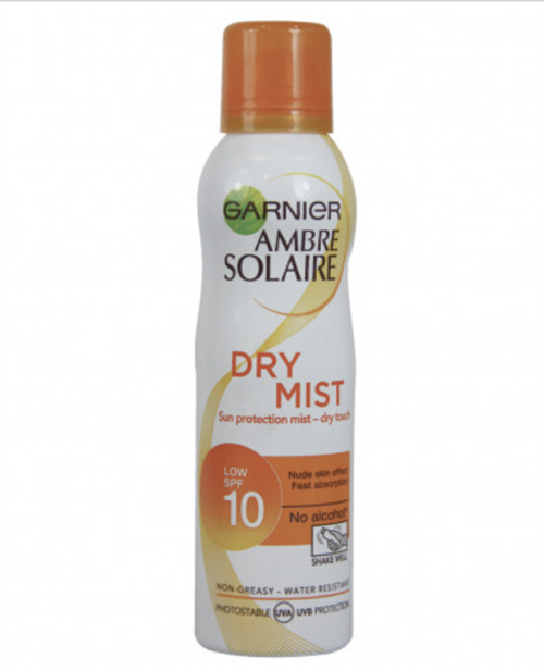 Garnier solar spray 200 ml. Dry mist protection 10spf